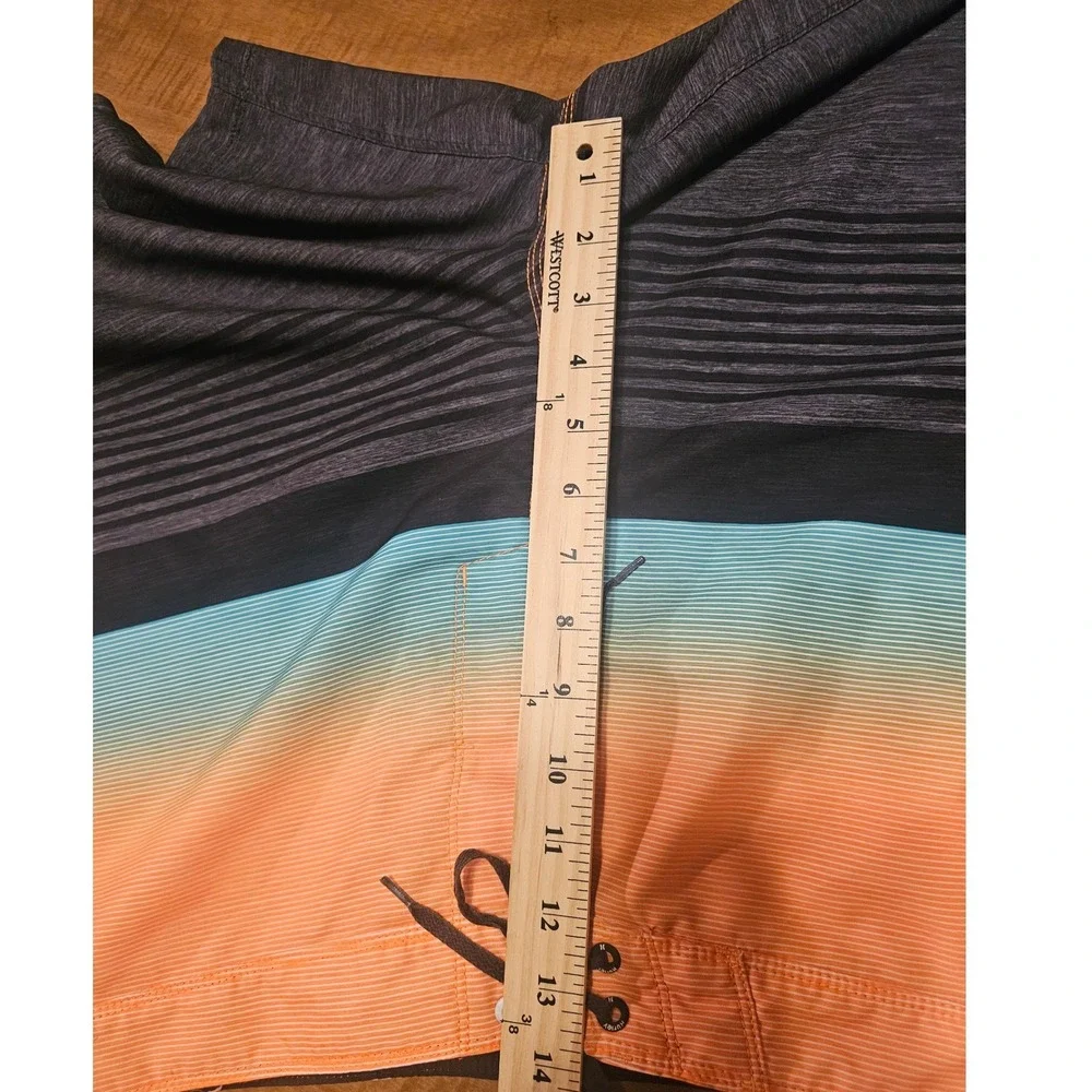 Mens Hurley Boca Barranca Board Shorts Swim Trunks Striped XL 40 C19